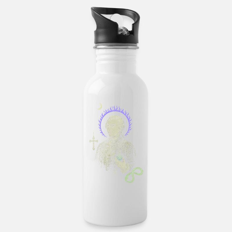 Saint-Germain - Gourde avec paille intégrée - blanc