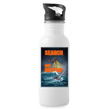 Search and Rescue - Water bottle with straw - white - Right