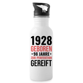 Né en 1928 – Mature à la perfection - Gourde avec paille intégrée - blanc - Droite
