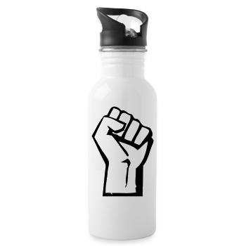 Faust - Proletariat - Worker - Water bottle with straw - white - Right