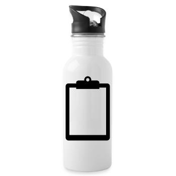 Clipboard - Water bottle with straw - white - Right