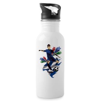 Escocia - Scotland - Flags - Water bottle with straw - white - Right