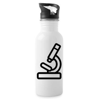 Microscope - Water bottle with straw - white - Right