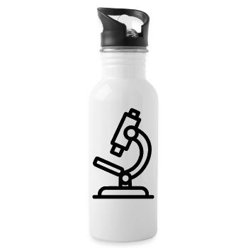Microscope - Water bottle with straw - white - Right