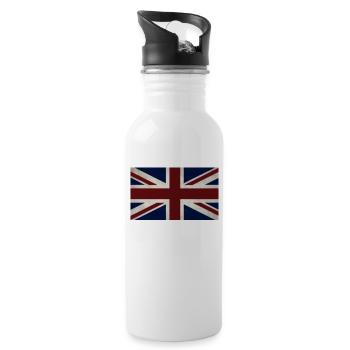 Great Britain - Water bottle with straw - white - Right