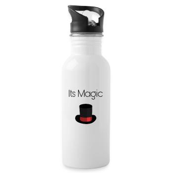 Its magic - Water bottle with straw - white - Right