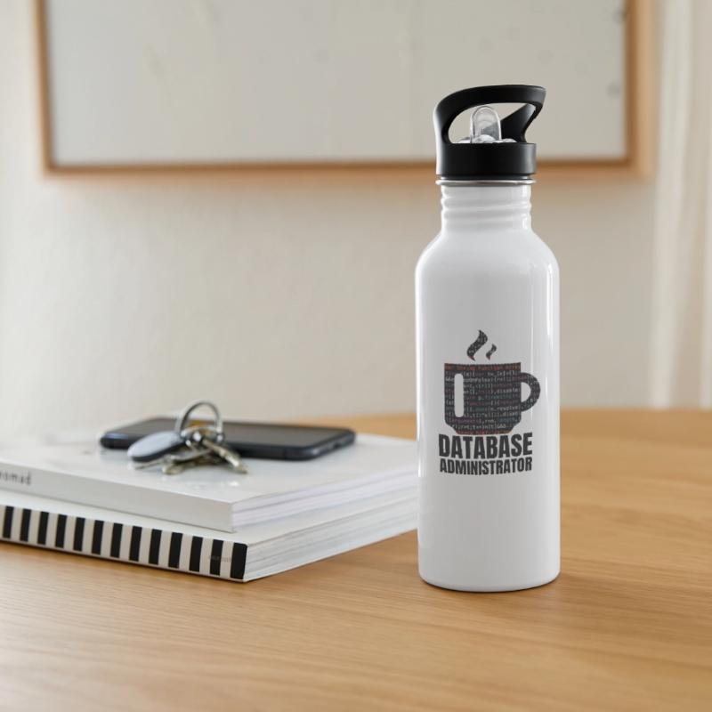 Données de base de données SQL Programmer Administration Gourde avec paille intégrée