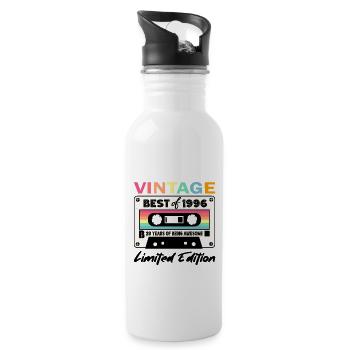 Best of 1996 - 28th Anniversary Limited Edition - Water bottle with straw - white - Right