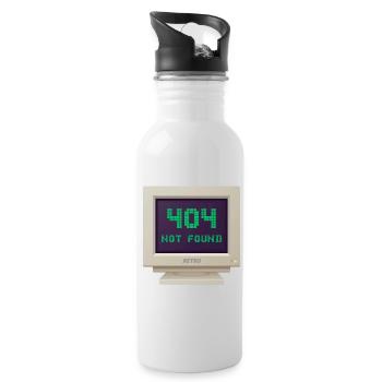 CRT Design - 404 Not found - Water bottle with straw - white - Right