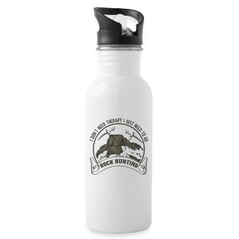 Geology Professor Geologist Geology Student - Water bottle with straw - white - Right