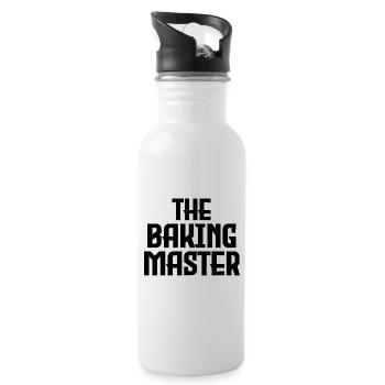 Printflow ''The Baking Master'' - Water bottle with straw - white - Right