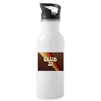 Club 27 - Water bottle with straw - white - Right