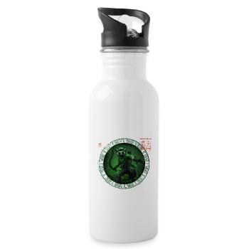 Chemise de jeu de société, jeu de société, en colère Katta Archer - Gourde avec paille intégrée - blanc - Droite