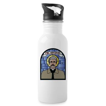 Père Ted - Gourde avec paille intégrée - blanc - Droite