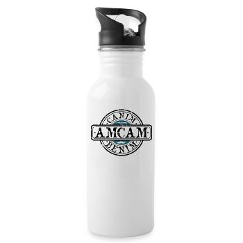 Canim Amcam Benim - Trinkflasche mit integriertem Trinkhalm - Weiß - Rechts