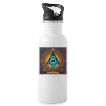 Visualize - Water bottle with straw - white - Right