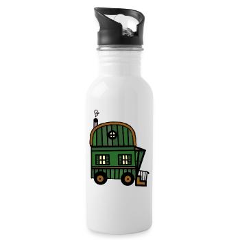 Trailer Hut House Loisirs Camping Living - Gourde avec paille intégrée - blanc - Droite