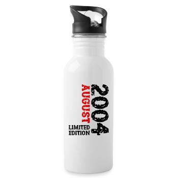2004 August Limited Edition 19th Birthday Outfit - Water bottle with straw - white - Right