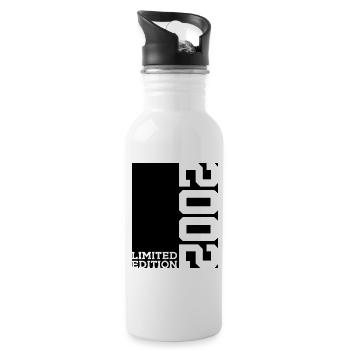 LIMITED EDITION 2002 24TH BIRTHDAY - Water bottle with straw - white - Right