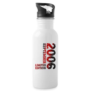 2006 September Limited Edition 17th Birthday Deco - Water bottle with straw - white - Right