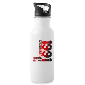 1991 December Limited Edition 32nd Birthday Decoration - Water bottle with straw - white - Right