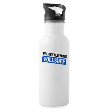 Bière Booze Chemise Femmes Hommes Célébrer Partenaire Look - Gourde avec paille intégrée - blanc - Droite