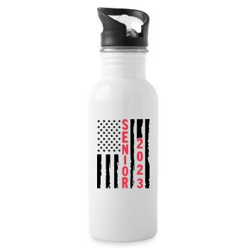 Senior 2023 - Water bottle with straw - white - Right