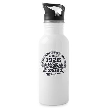 Vintage 1926 Limited Edition - Water bottle with straw - white - Right
