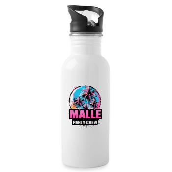 Malle Party Crew Dicton De Vacances - Gourde avec paille intégrée - blanc - Droite