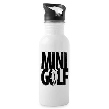 MINIGOLF MINIGOLFER MINIGOLFER - Gourde avec paille intégrée - blanc - Droite