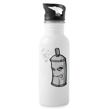 Spray flex - Water bottle with straw - white - Right