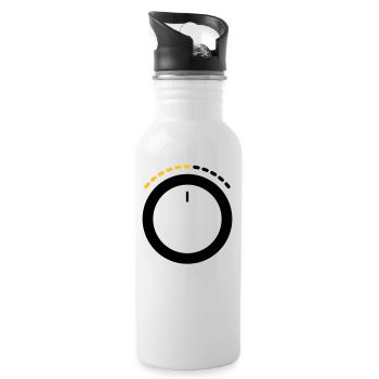 Regulators Power Tuner listening level Volume Control - Water bottle with straw - white - Right
