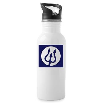 Inferno 29 - Trinkflasche mit integriertem Trinkhalm - Weiß - Rechts