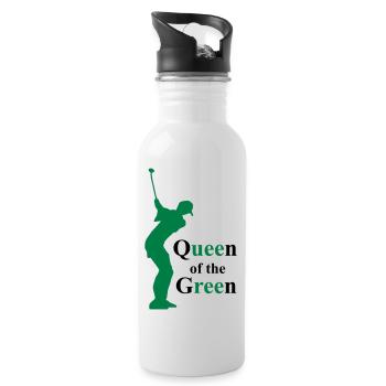 golf - Water bottle with straw - white - Right