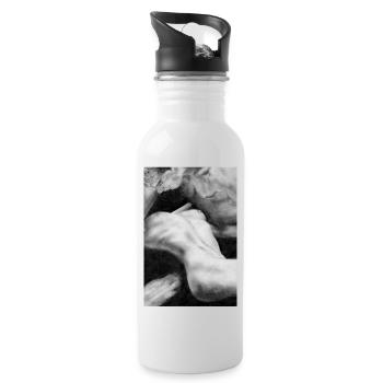 Lovers - Water bottle with straw - white - Right