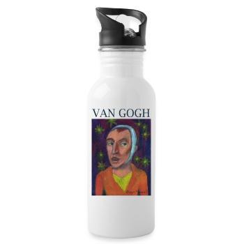 Van Gogh - Gourde avec paille intégrée - blanc - Droite