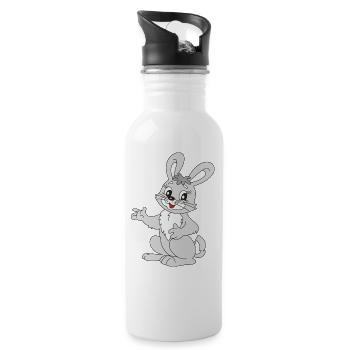Sweet - Water bottle with straw - white - Right