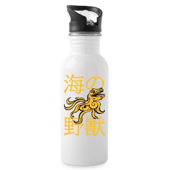 OctoRex - Water bottle with straw - white - Right