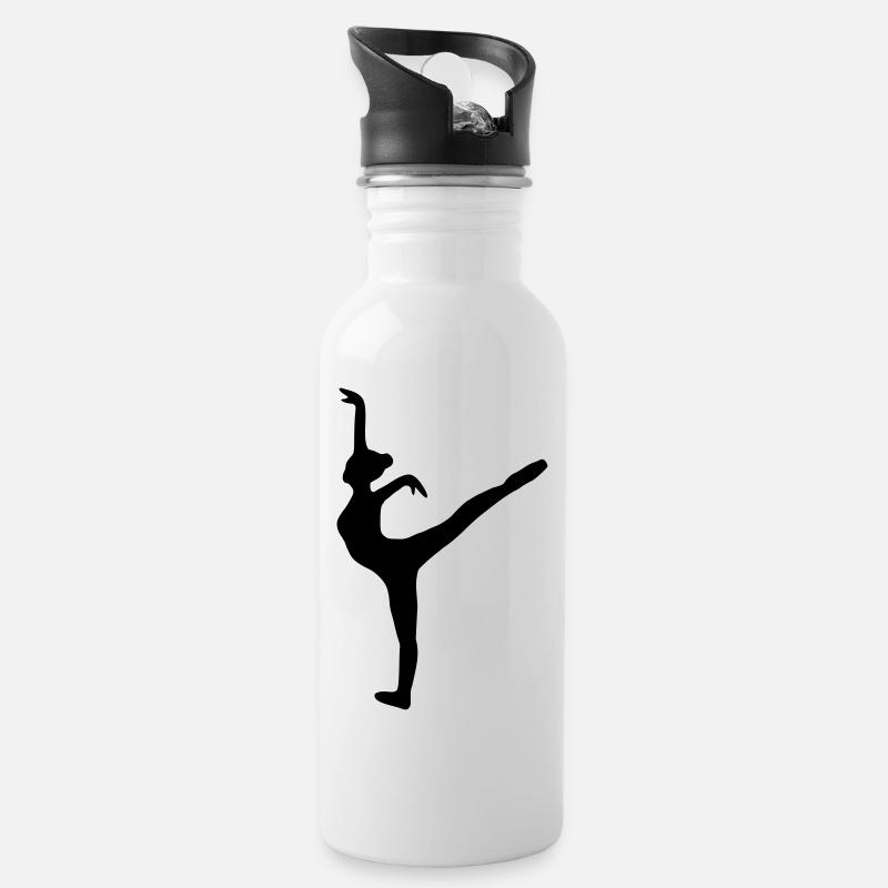 Ballerine - Gourde avec paille intégrée - blanc