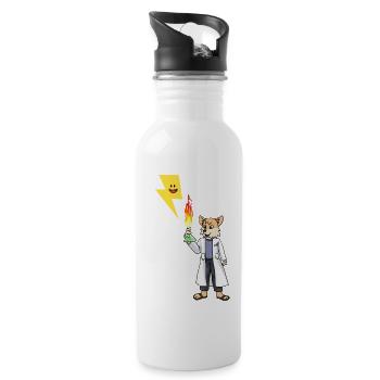 Chemist Laboratory Chemicals Test Tube Chemistry - Water bottle with straw - white - Right