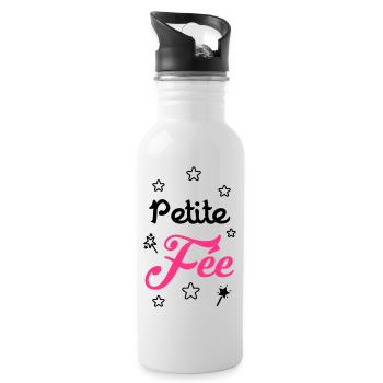 Fée / Fille / Princesse / Reine / Naissance / Bébé - Water bottle with straw - white - Right