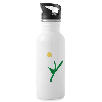 Daisy - Water bottle with straw - white - Right