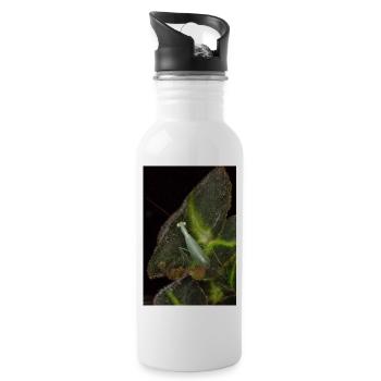 Tropidomantis cf tenue - Trinkflasche mit integriertem Trinkhalm - Weiß - Rechts
