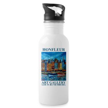 POSTER HONFLEUR ART GALLERY Louis RUNEMBERG © - Water bottle with straw - white - Right