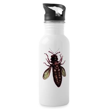 Insect - Water bottle with straw - white - Right