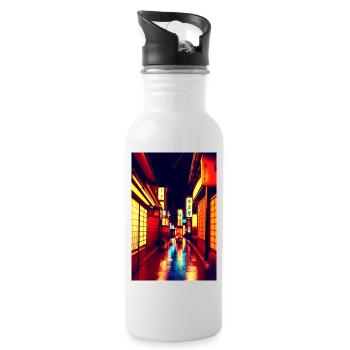 Street 1 - Water bottle with straw - white - Right