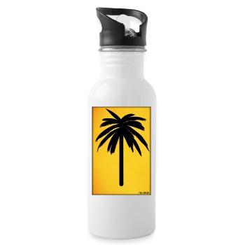 Palm Beach Holiday Summer Sun Sea Travel Holidays - Gourde avec paille intégrée - blanc - Droite