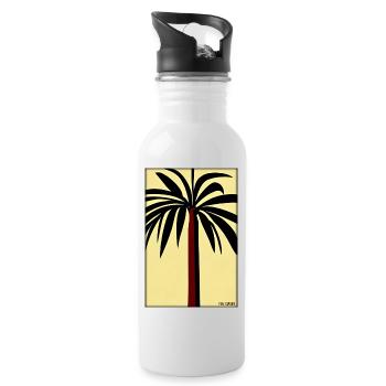 Palm Beach Holiday Summer Sun Sea Travel Holidays - Gourde avec paille intégrée - blanc - Droite