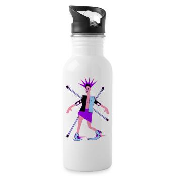 Miss Keupon - Water bottle with straw - white - Right