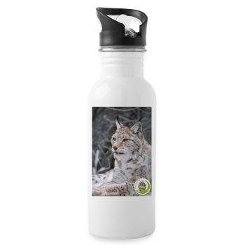 ELBA baerenretter - Trinkflasche mit integriertem Trinkhalm - Weiß - Rechts